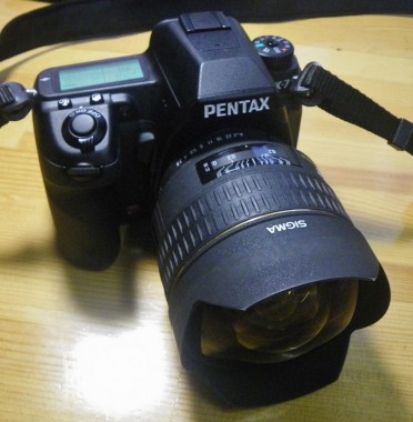 PENTAX　ｋ-7　レンズはSIGMA　EX　14mm　1：2.8