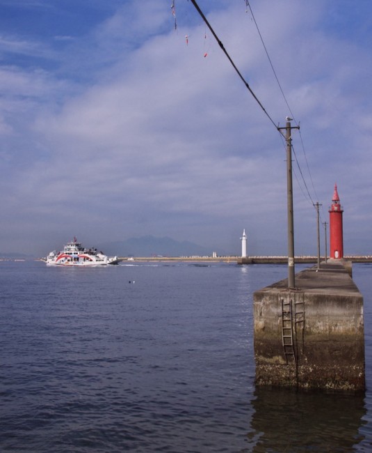 広島港の防波堤