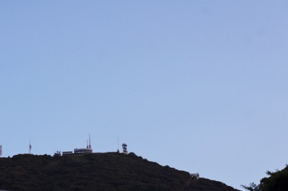 皿倉山の山頂　標高は600以上