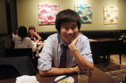 札幌ではIWAさんが待っていた　ご一緒に遅い食事を