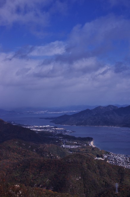 大鉢山から宮島を望む
