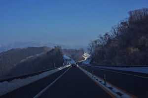 中国横断自動車道尾道松江線 で高野町に