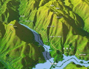 黒滝山、白滝山登山MAP