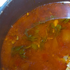 2段目煮込んだベーススープ