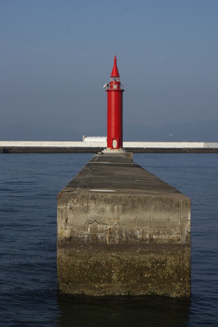 広島港への灯台
