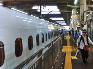 広島駅で九州新幹線さくらに乗車