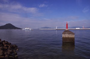 広島港の入口