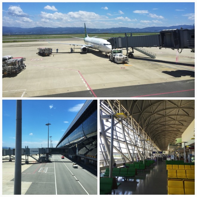 成田空港から広島に向かったが、降りれずに関西空港に到着