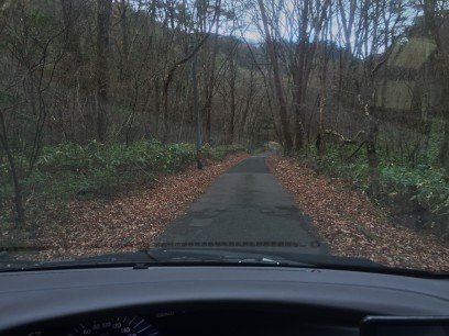 毎週Jeepで走っていた湯来に至る林道です