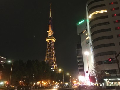 夜の名古屋のテレビ塔