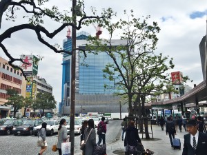 広島駅の周辺は再開発で変化が激しい
