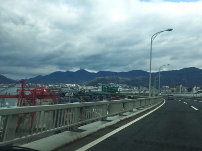 海田大橋から熊野を抜けて黒瀬に